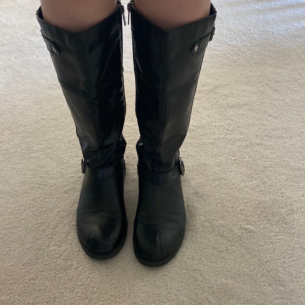 Kenneth Cole size 9 boots black - Picture 1 of 4